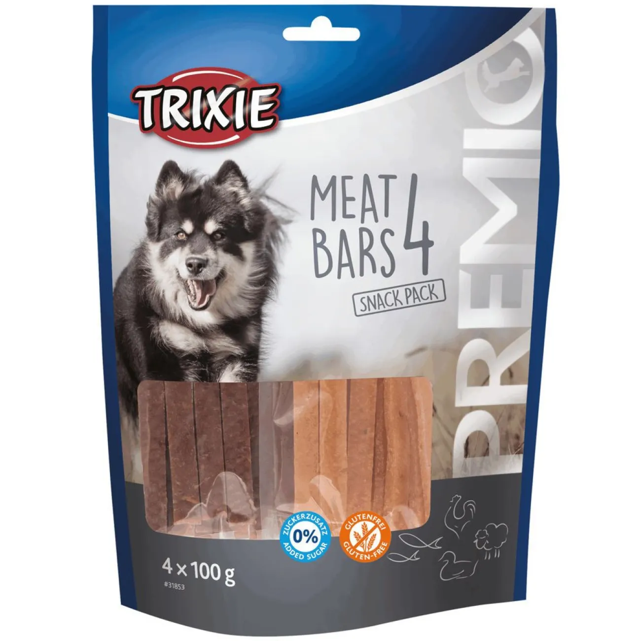 TRIXIE Trainingssnacks Für Hunde | Trainersnacks- PREMIO 4 Meat Bars Hundesnacks