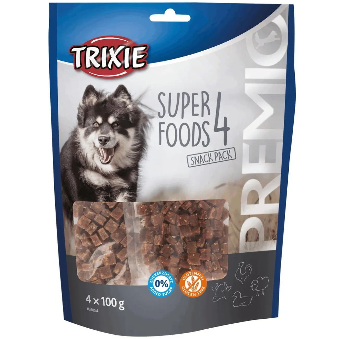 TRIXIE Trainingssnacks Für Hunde | Trainersnacks- PREMIO 4 Superfoods Hundesnack