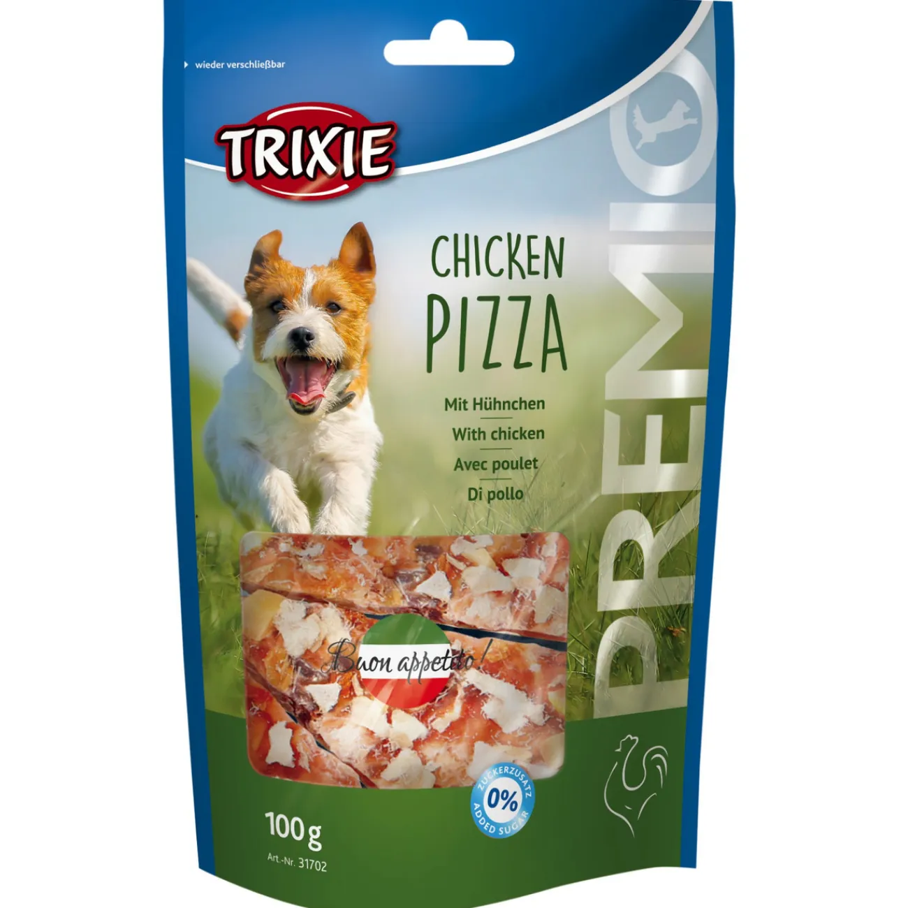 TRIXIE Trainingssnacks Für Hunde | Trainersnacks- Premio Chicken Pizza Hundesnack