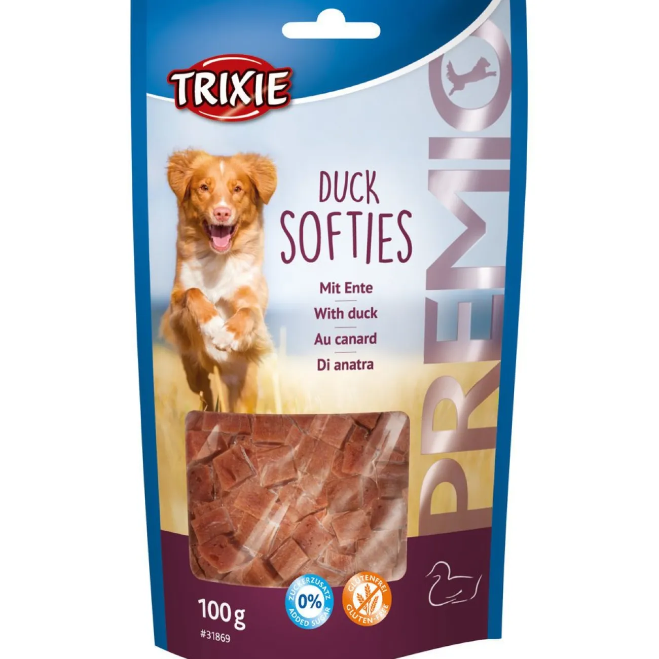 TRIXIE Trainingssnacks Für Hunde | Trainersnacks- Premio Duck Softies