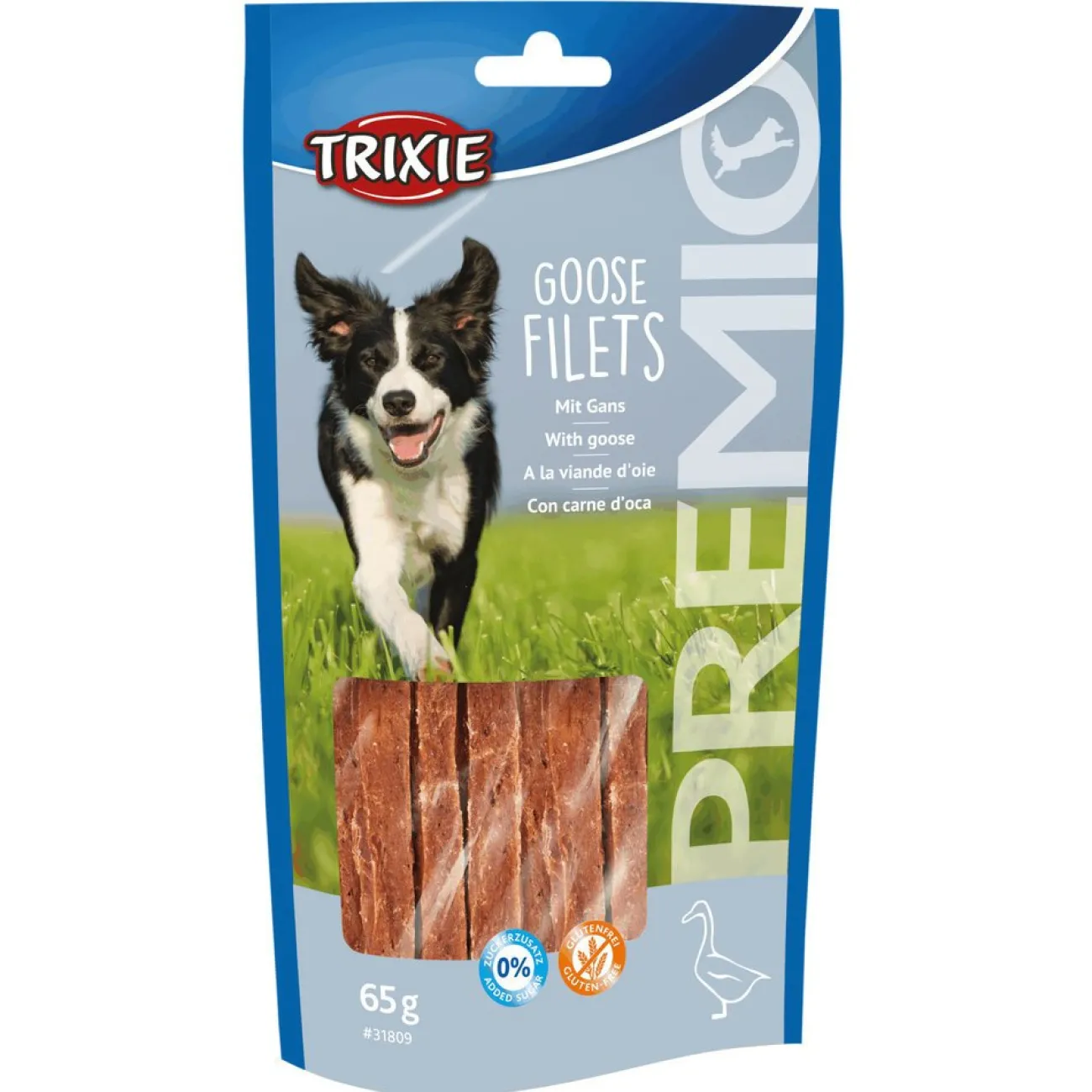 TRIXIE Trainingssnacks Für Hunde | Trainersnacks- PREMIO Goose Filets Hundesnack