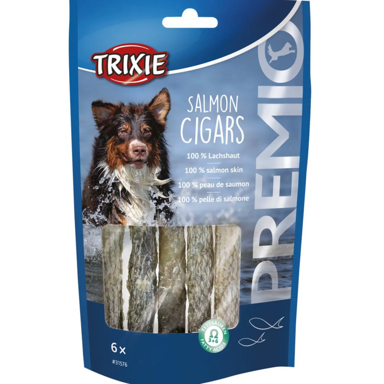 TRIXIE Trainingssnacks Für Hunde | Trainersnacks- PREMIO Salmon Zigarren