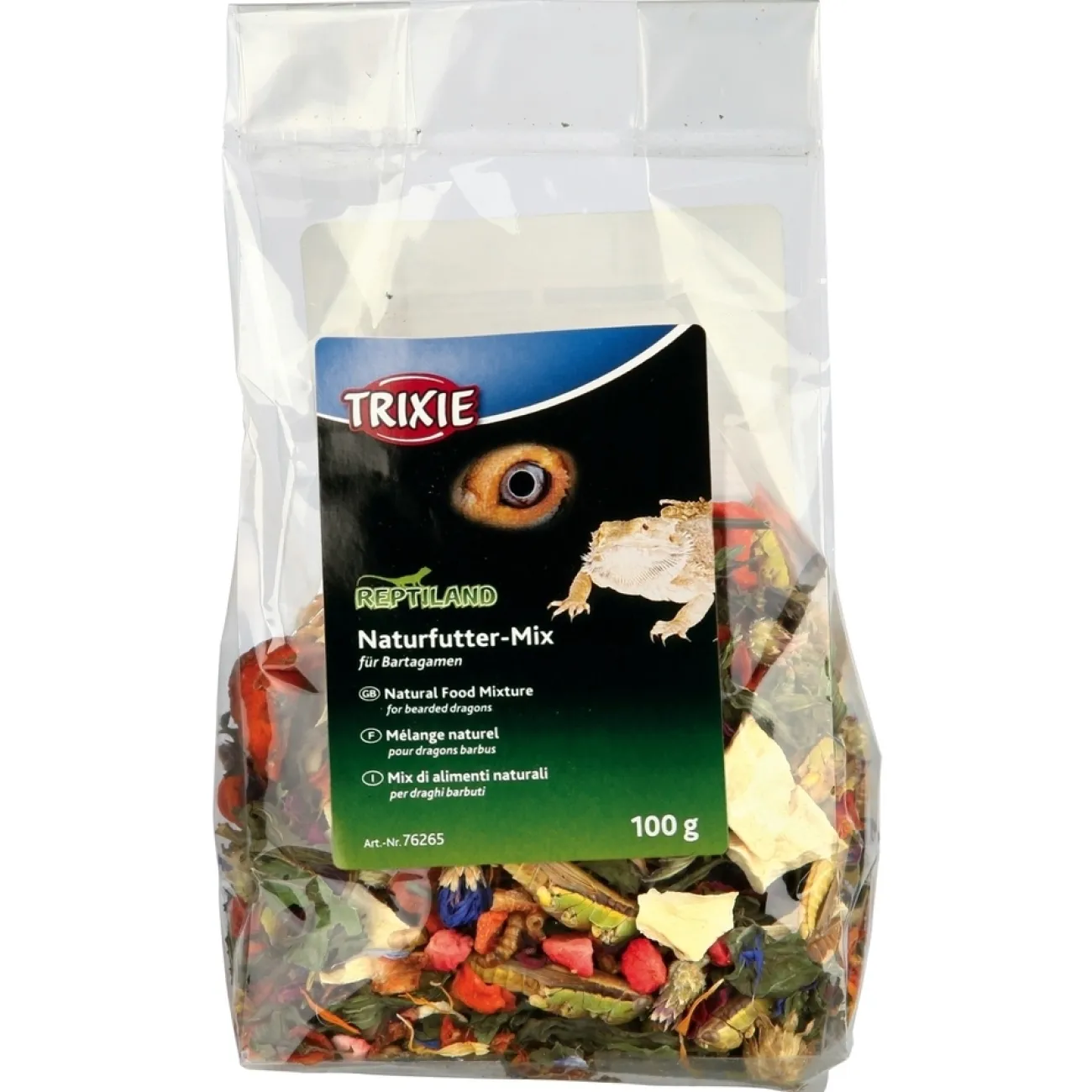 TRIXIE Terrarium Shop- Reptilien Naturfutter-Mix für Bartagamen