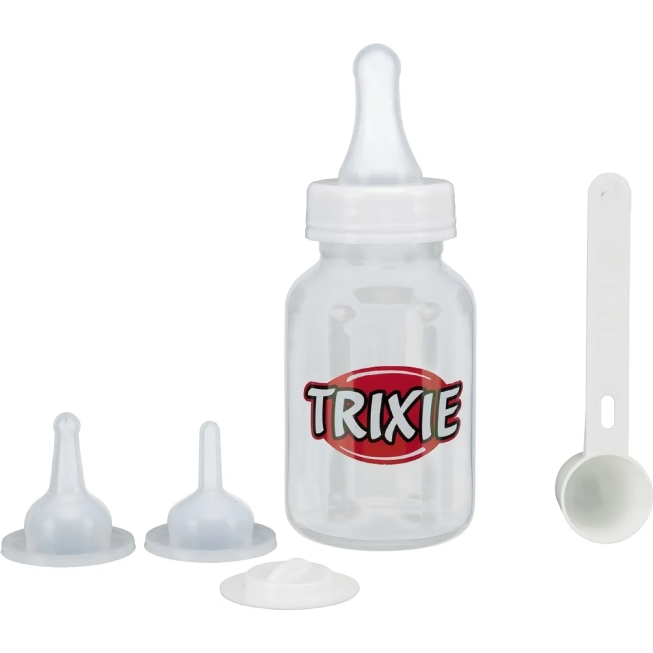 TRIXIE Kätzchen / Kitten | Welpenzubehör- Saugflaschen-Set für Welpen und Kitten weiss