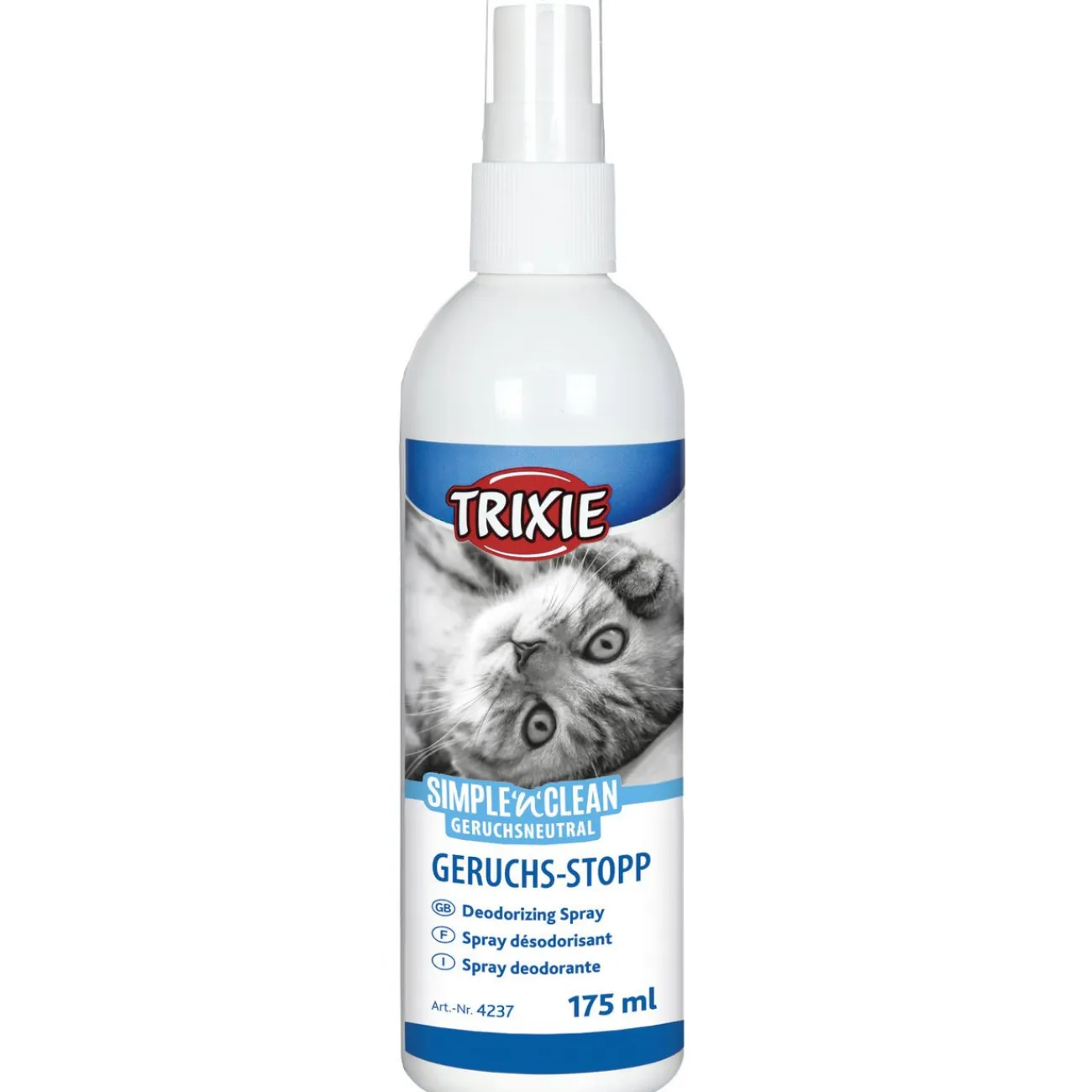 TRIXIE Ungezieferschutz | Toilettenschränke- Simple Clean Katzen Geruchsentferner weiss