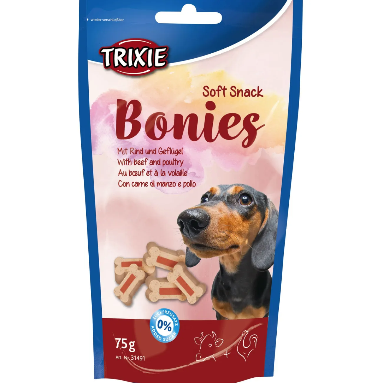 TRIXIE Welpenzubehör | Trainingssnacks Für Hunde- Soft Snack Bonies Welpenleckerlies