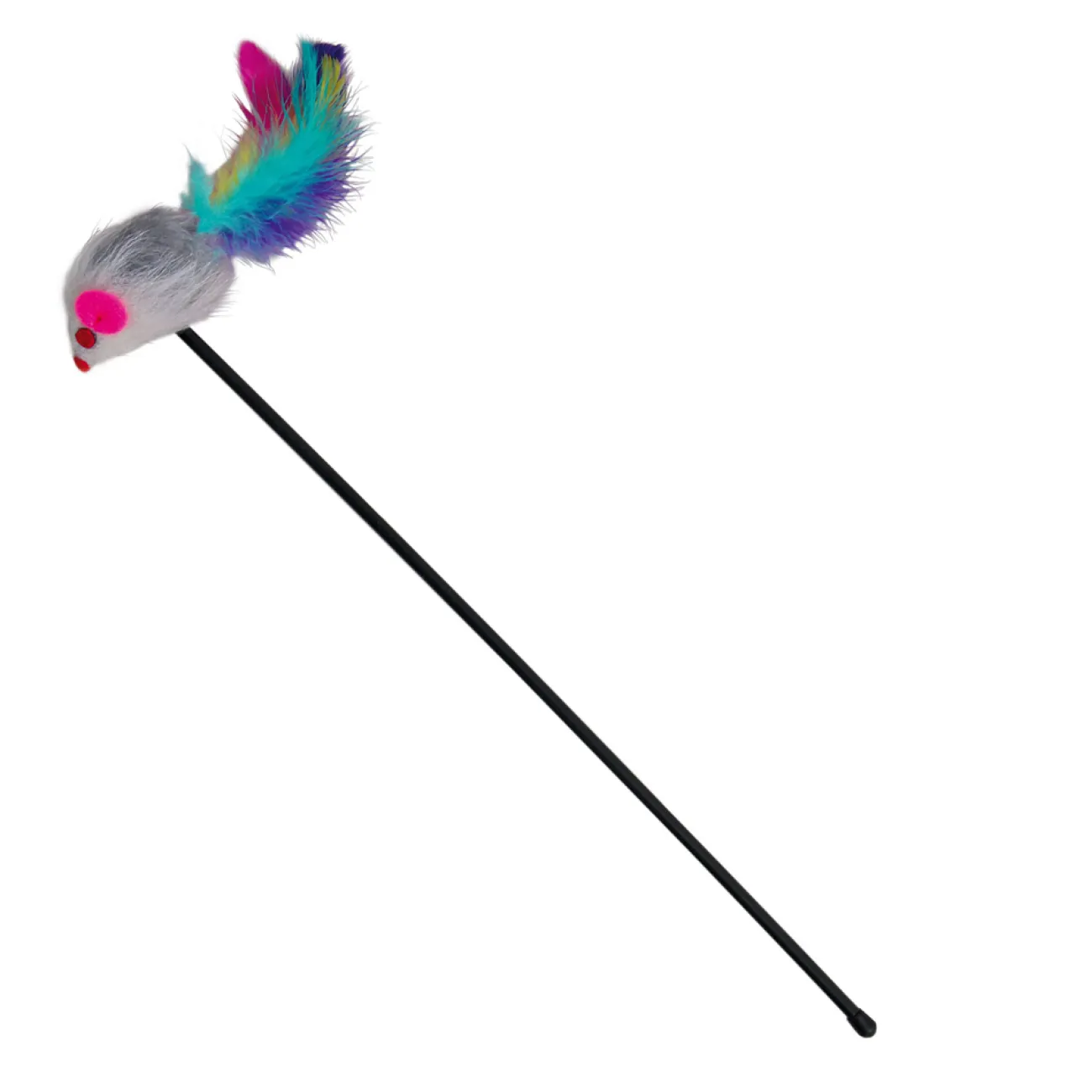 TRIXIE Trixie Katzensnacks | Trixie Cat Activity- Spielmaus am Stab für Katzen
