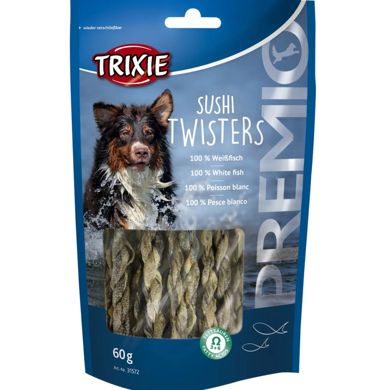 TRIXIE Trainingssnacks Für Hunde | Trainersnacks- Sushi für Hunde Twisters