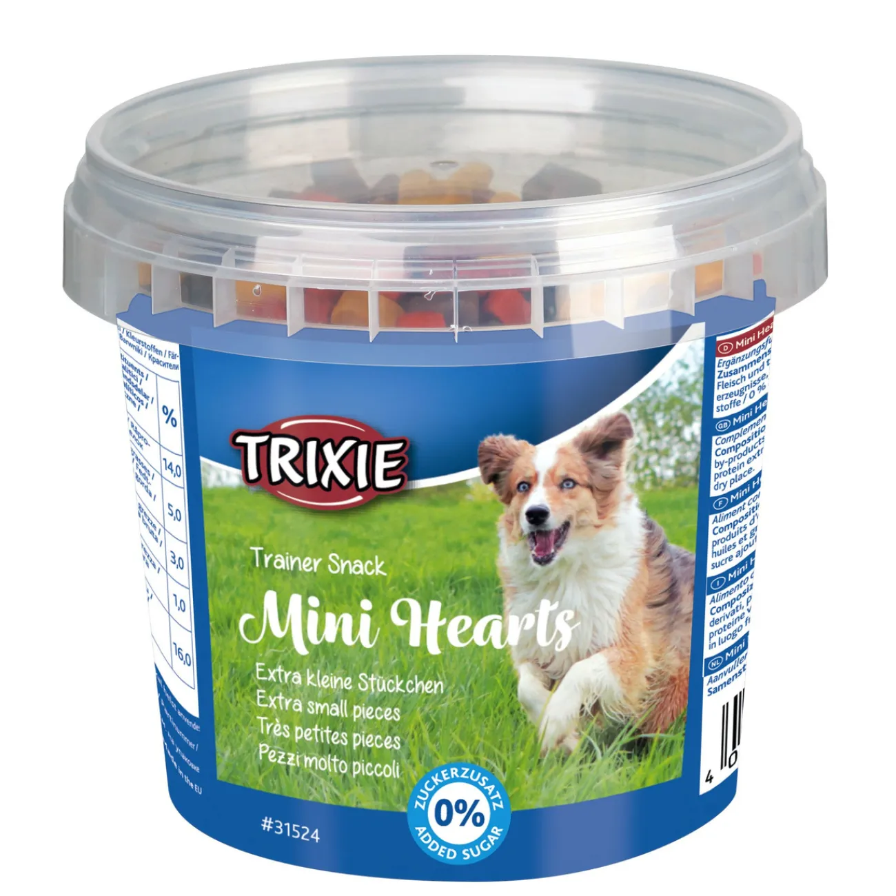 TRIXIE Trainingssnacks Für Hunde | Trainersnacks- Trainersnack für Hunde Mini Hearts