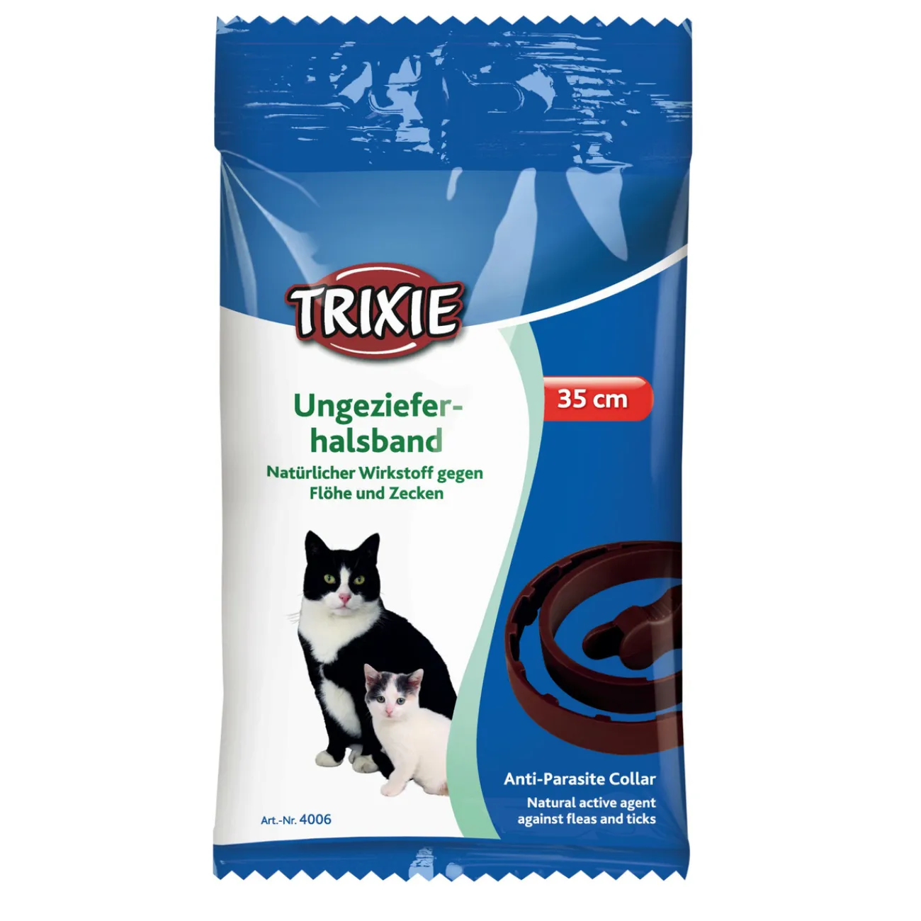 TRIXIE Trixie Katzensnacks | Trixie Cat Activity- Ungezieferhalsband gegen Zecken und Flöhe für Katzen