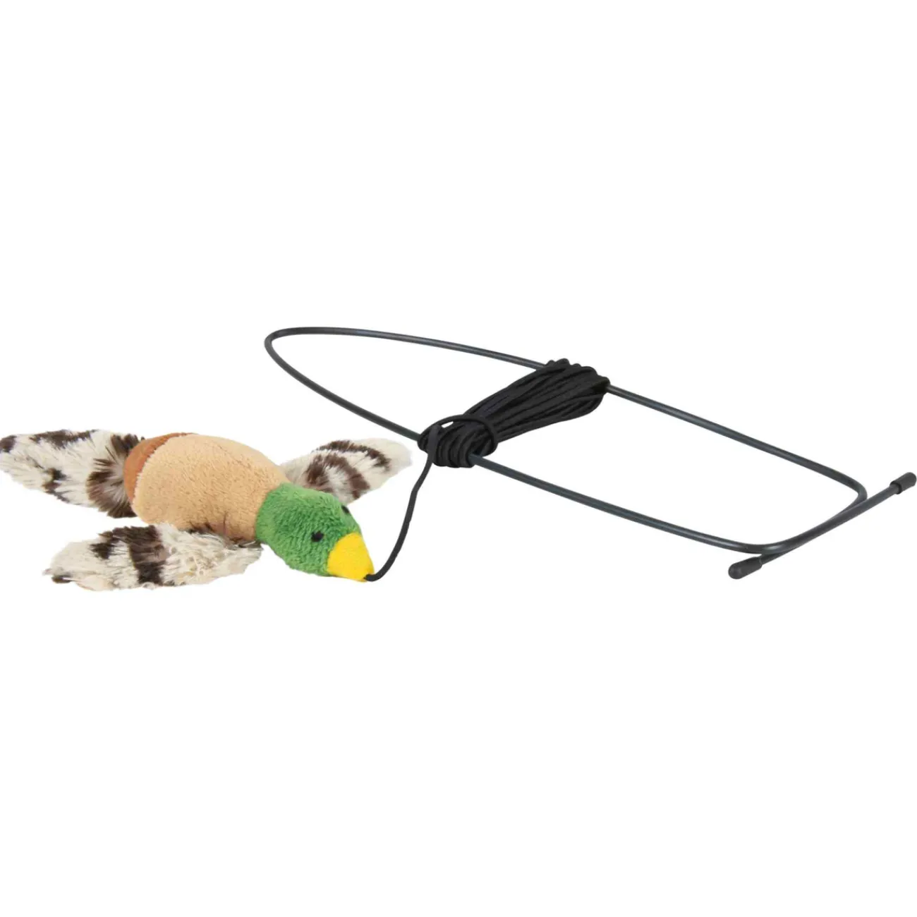 TRIXIE Trixie Katzensnacks | Trixie Cat Activity- Vogel für Türrahmen Katzenspielzeug schwarz