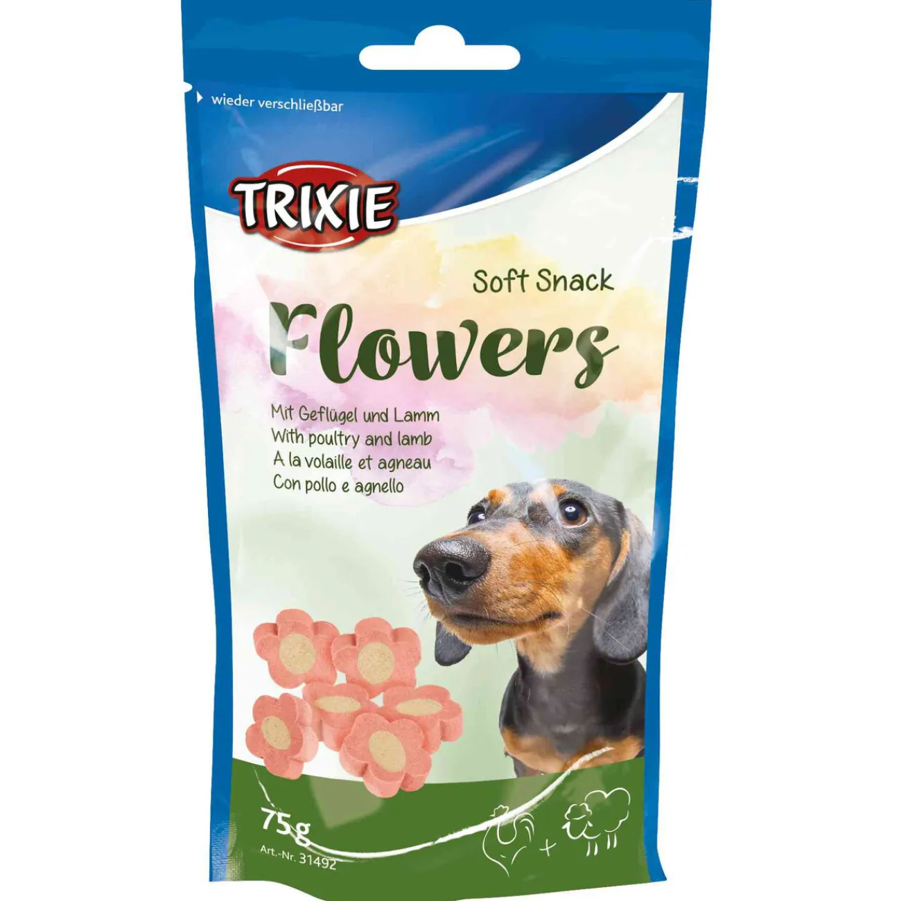 TRIXIE Welpenzubehör | Trainingssnacks Für Hunde- Welpensnacks Welpenleckerlis Flowers