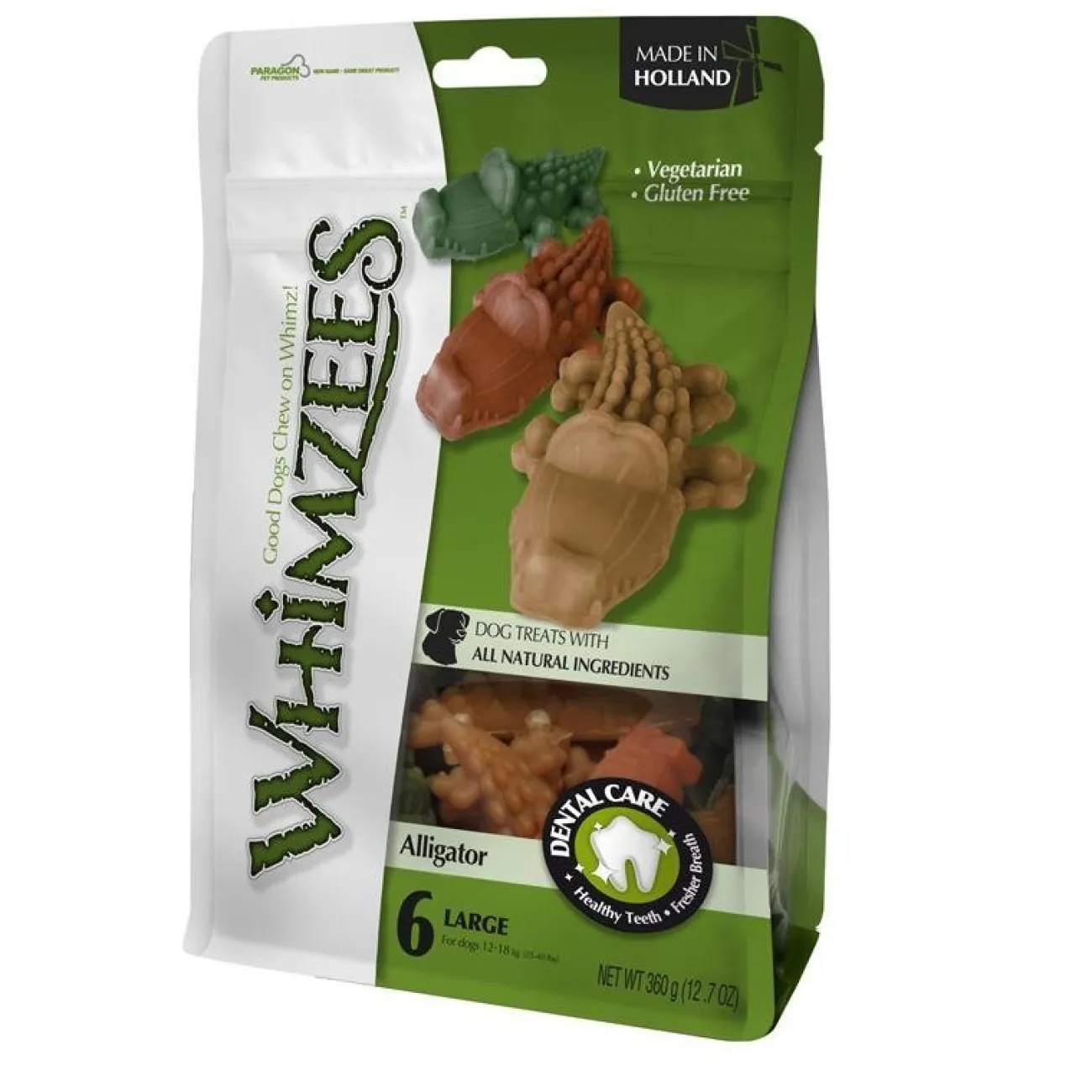 Whimzees Trainingssnacks Für Hunde | Trainersnacks- Alligator Krokodil Zahnpflege Hundesnack