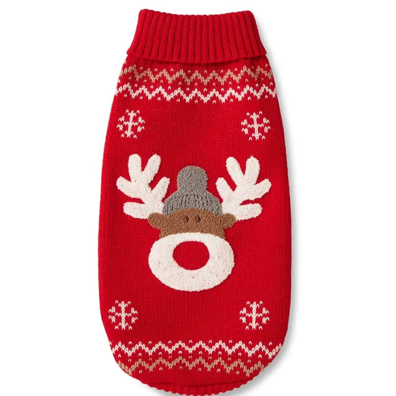 Wolters Hundebekleidung, Hundemantel | Hundebekleidung- Strickpullover Rentier Rudi rot